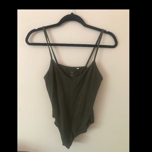 Army green pacsun bodysuit